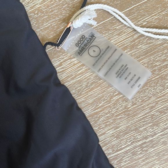 Good American Better Bikini Bottom Black Size 4 - Picture 7 of 10